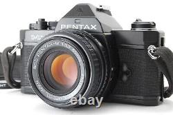 NEAR MINT Pentax MX Black 35mm SLR Film Camera SMC M 50mm f1.7 Lens From JAPAN