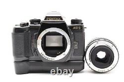 NEAR MINT Pentax MZ-3 Black SLR Black Film Camera FA 28-70mm lens From JAPAN