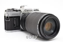NEAR MINT withBag Canon AE-1 35mm Film Camera Zoom FD 75-200mm F/4.5 Lens Japan