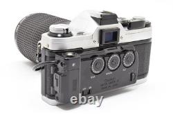 NEAR MINT withBag Canon AE-1 35mm Film Camera Zoom FD 75-200mm F/4.5 Lens Japan