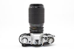 NEAR MINT withBag Canon AE-1 35mm Film Camera Zoom FD 75-200mm F/4.5 Lens Japan