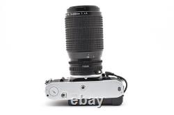 NEAR MINT withBag Canon AE-1 35mm Film Camera Zoom FD 75-200mm F/4.5 Lens Japan