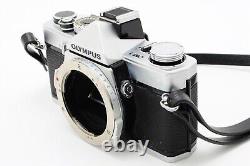 NEAR MINT withCase Olympus OM-1 35mm Film Camera + G. Zuiko 50mm f/1.4 Lens JAPAN