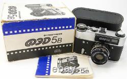 NEW 1992! FED-5B 5 USSR Rangefinder 35mm Camera INDUSTAR-61 LD 2.8/55 Lens