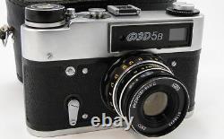 NEW 1992! FED-5B 5 USSR Rangefinder 35mm Camera INDUSTAR-61 LD 2.8/55 Lens