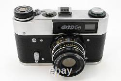 NEW 1992! FED-5B 5 USSR Rangefinder 35mm Camera INDUSTAR-61 LD 2.8/55 Lens