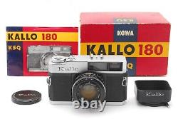 N MINT+++BOXED? Kowa Kallo 35mm Film Camera 180 k5q 45mm f/1.8 Lens From JAPAN