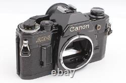 N MINT Canon AE-1 Black 35mm Film Camera New FD NFD 50mm f1.4 Lens From JAPAN