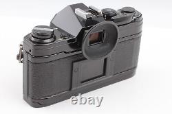 N MINT Canon AE-1 Black 35mm Film Camera New FD NFD 50mm f1.4 Lens From JAPAN