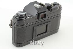 N MINT Canon AE-1 Black 35mm Film Camera SLR New FD 50mm f1.8 Lens From JAPAN