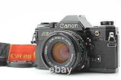 N MINT Canon AE-1 Black 35mm SLR Film Camera New FD 50mm f1.8 Lens From Japan