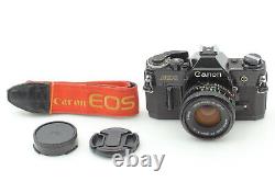 N MINT Canon AE-1 Black 35mm SLR Film Camera New FD 50mm f1.8 Lens From Japan