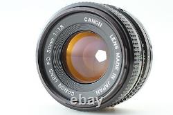 N MINT Canon AE-1 Black 35mm SLR Film Camera New FD 50mm f1.8 Lens From Japan