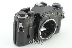 N MINT Canon AE-1 Black 35mm SLR Film Camera New FD 50mm f1.8 Lens From Japan
