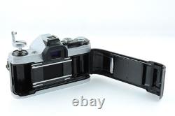 N MINT Canon AE-1 silver 35mm Film Camera FD 50mm f/1.8 Lens From JAPAN 1606