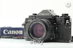 N MINT+ Canon A-1 35mm Film camera Black body NEW FD 50mm f1.4 Lens From JAPAN