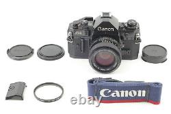 N MINT+ Canon A-1 35mm Film camera Black body NEW FD 50mm f1.4 Lens From JAPAN