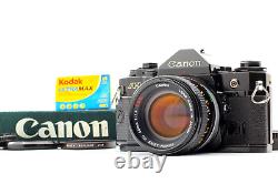 N MINT Canon A-1 35mm film camera Black body FD 50mm f1.4 ssc lens From JAPAN
