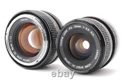 N MINT+++? Canon F-1 F1 35mm SLR Film Camera FD 55mm f1.2 Lens+28mm f2.8 Lens JP