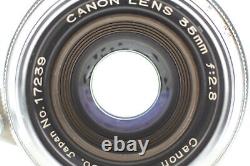 N MINT Canon IV Sb Rangefinder 35mm film Camera L 35mm f/2.8 Lens From JAPAN