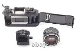N MINT++ Canon NEW F-1 AE FN Finder SLR Film Camera NFD 50mm F1.4 Lens JAPAN