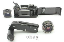 N-MINT Canon NEW F-1 SLR Film Camera +FD 50mm f/1.8 Lens +AE POWER WINDER FN