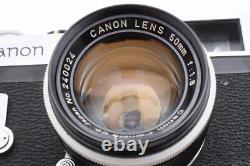 N MINT Canon P Rangefinder 50mm f/1.8 Lens 35mm Film Camera LTM L39 From JAPAN