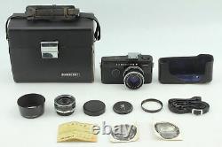 N MINT Case Olympus Pen FT Black Half Frame Film Camera 38mm F1.8 Lens JAPAN