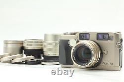 N MINT+++? Contax G2 Rangefinder Camera + 45mm + 28mm + 90mm 3Lens from JAPAN