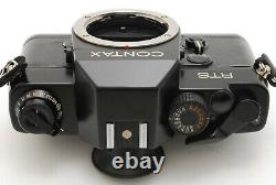 N MINT+++Contax RTS 35mm SLR Film Camera Black 85mm f/1.4 AEJ Lens From JAPAN