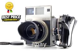 N MINT /Hood Mamiya Universal Press Film Camera 100mm f3.5 Lens 6x9 From JAPAN
