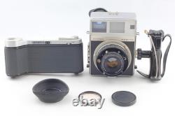 N MINT /Hood Mamiya Universal Press Film Camera 100mm f3.5 Lens 6x9 From JAPAN