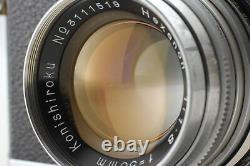 N MINT KONICA IIIA Rangefinder 35mm Film Camera Hexanon 50mm f/1.8 Lens JAPAN