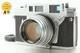 N MINT Konica IIIA III A Rangefinder Film Camera Hexanon 50mm f1.8 Lens JAPAN