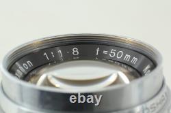 N MINT Konica IIIA III A Rangefinder Film Camera Hexanon 50mm f1.8 Lens JAPAN