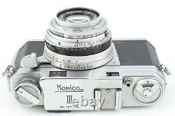 N. MINT? Konica III iii Rangefinder Film Camera 48mm f2.4 Lens withCase From JAPAN