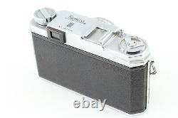 N. MINT? Konica III iii Rangefinder Film Camera 48mm f2.4 Lens withCase From JAPAN