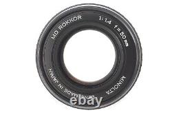 N MINT+++? MINOLTA NEW X700 35mm Film Camera MD 50mm f/1.4 Lens From JAPAN