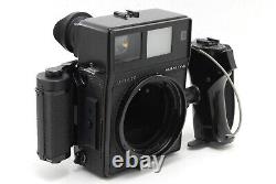 N MINT? Mamiya Super 23 Black Film Camera 6x9 50mm f/6.3 Lens Finder From JAPAN