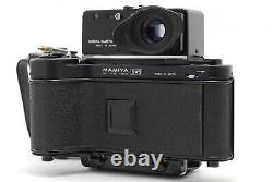 N MINT? Mamiya Super 23 Black Film Camera 6x9 50mm f/6.3 Lens Finder From JAPAN
