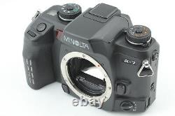 N MINT Minolta Dynax Alpha 7 a7 35mm SLR Film Camera 24 50 100mm 3 Lens Japan