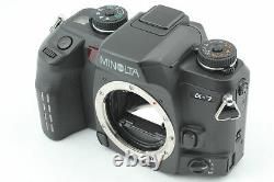 N MINT Minolta Maxxum Dynax Alpha 7? 7 a7 35mm SLR Film Camera 3 Lens Japan