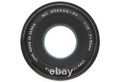 N MINT? Minolta X-1 SLR Film Camera AE Finder MC PF 50mm f1.7 LENS From JAPAN