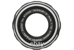 N MINT? NIKON F EYE LEVEL 35MM Film Camera with NIKKOR S 50mm F1.4 Lens Set