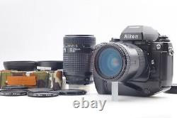 N MINT Nikon F4 35mm Film Camera SLR Body 28-85mm 70-210mm AF Lens From JAPAN