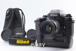 N MINT Nikon F4 F4E MB-23 35mm Film Camera Body AF 28-80 D Lens From JAPAN