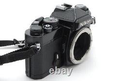 N MINT+++? Nikon FE 35mm SLR Film Camera Black AI 50mm f/1.4 Lens From JAPAN