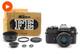 N MINT Nikon FE 35mm SLR Film Camera Black Ais 50mm f/1.8 Pancake Lens JAPAN