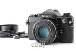 N MINT Nikon FE 35mm SLR Film Camera Black Ais 50mm f/1.8 Pancake Lens JAPAN