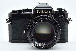 N MINT Nikon FE Black Film Camera + Ai 50mm f/1.4 Lens JAPAN As is 2630110